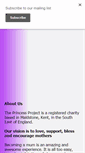 Mobile Screenshot of princessproject.co.uk