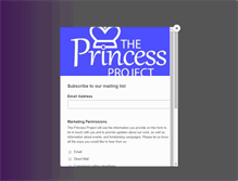 Tablet Screenshot of princessproject.co.uk